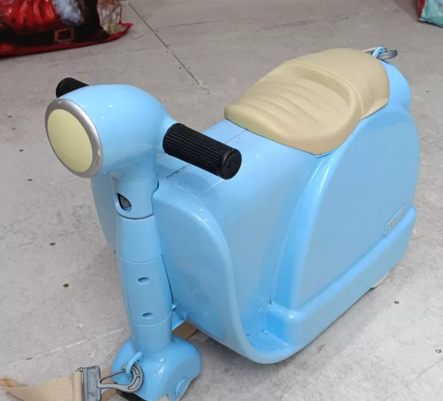 SKOOT CASE RIDE ON Suitcase For Kids Scooter blue Childrens Luggage Retro 19.59 PicClick UK