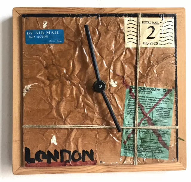 London Clock Original Art David Chapman Royal Mail Cornwall England UK