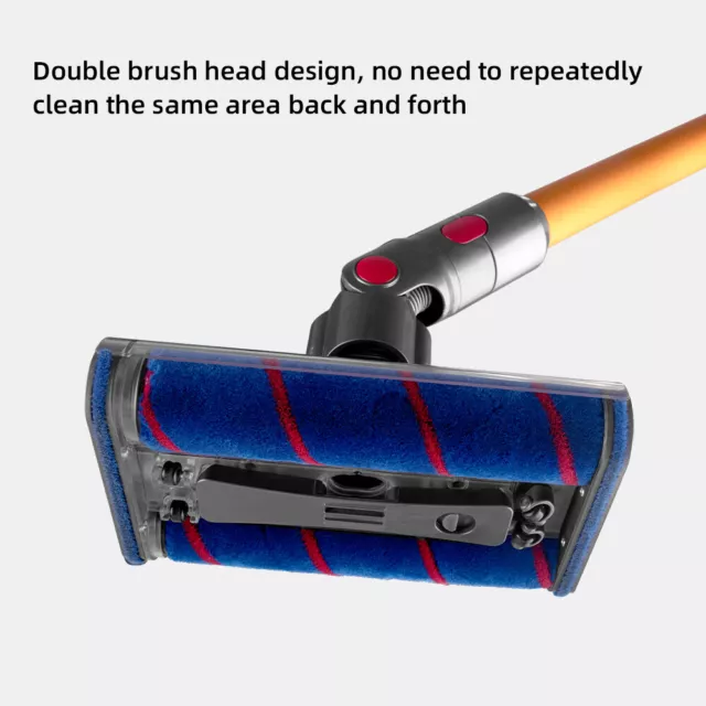 Omni-glide Brush Soft Stick Vacuum Cleaner Head for Dyson V7/8 V10/11 V15