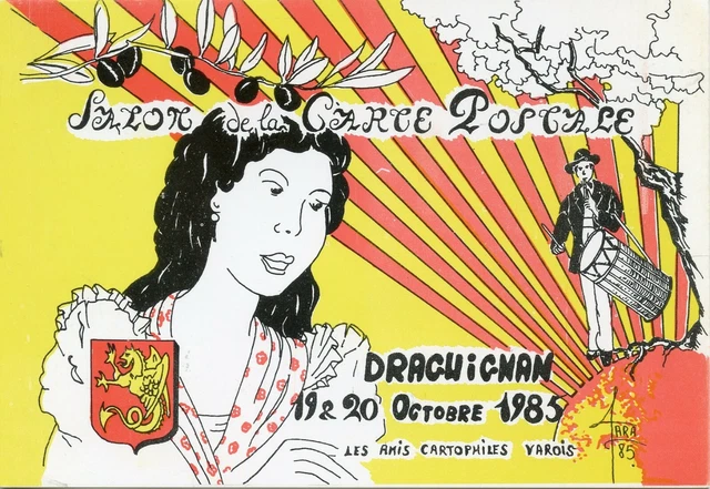 Cpsm / Postcard Salon In Draguignan 1985 / Illustrator Faraboz