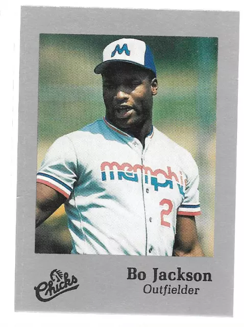 Bo Jackson 1986 Memphis Chicks Rookie Card #28