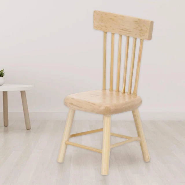 Set De Table Et Chaises Miniature 1:6 Pour Maison De Poupée - Blanc, Plastique, Kit DIY Neuf