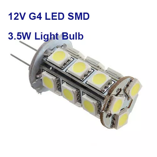 Lampada Lampadina Armadio Marino Camper G4 LED 3,5W SMD 18x 5050 Bianco Freddo 4000K