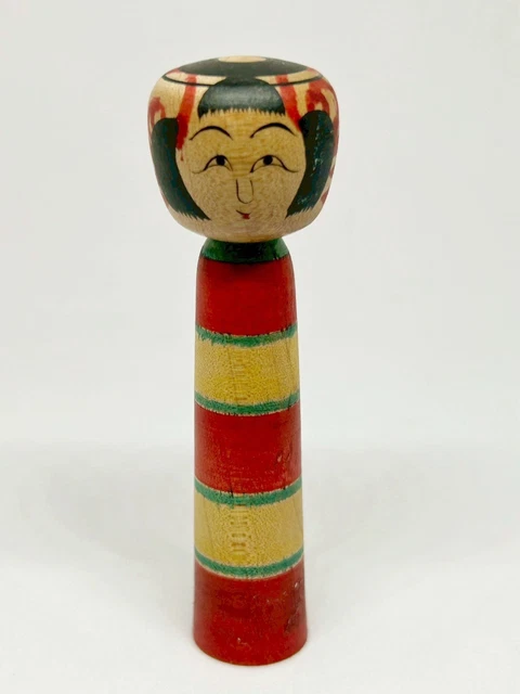 Figurine - Six poupées kokeshi traditionnelles en bois - Catawiki