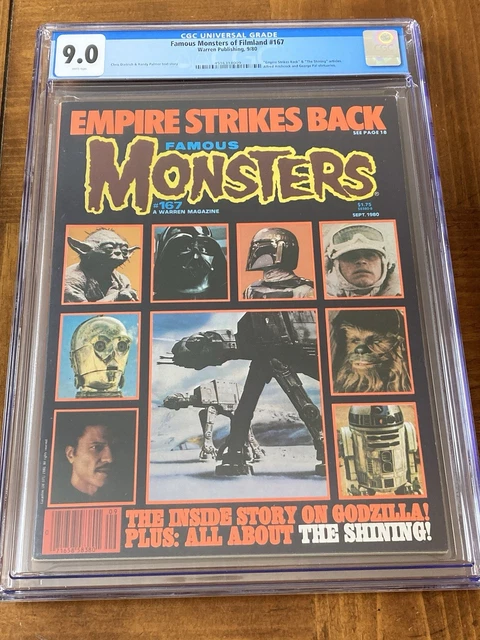 FAMOUS MONSTERS OF Filmland #167 1980 Empire Strikes Back Godzilla