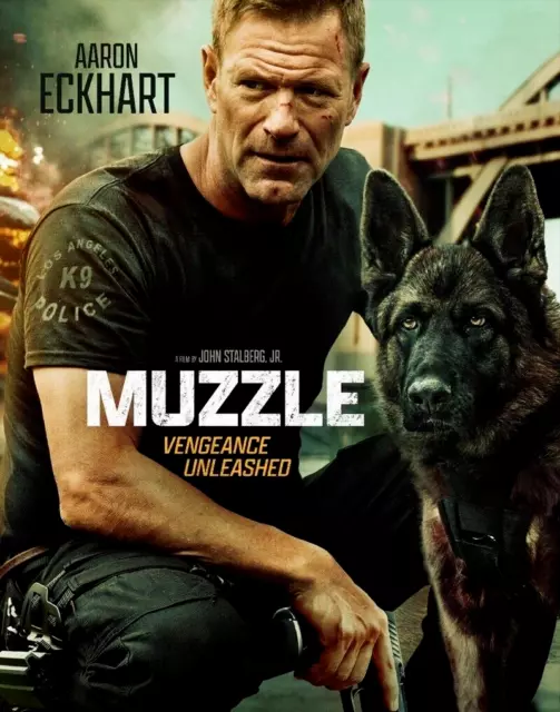 Muzzle Blu-Ray Action crime movie 2023 Free Shipping NEW 2