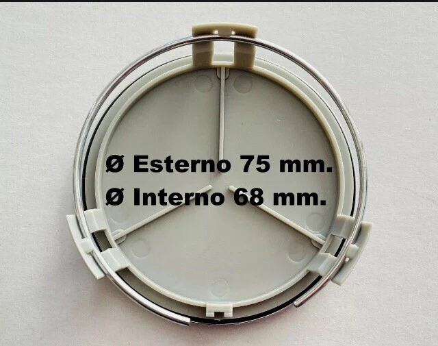 Coprimozzi Per Suzuki - 4 Pezzi Da 60mm Per Celerio, Jimny, Vitara (con Logo) - Foto 4