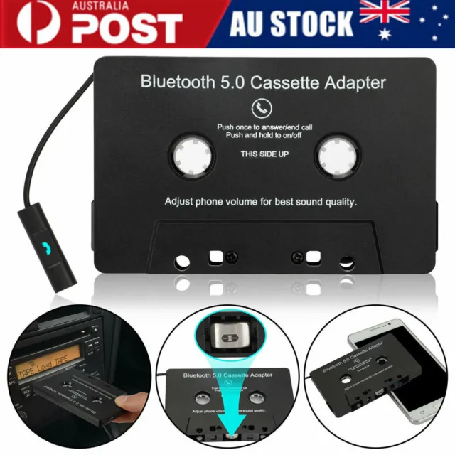 Audio AUX Car Cassette Tape Adapter Converter 3.5MM For iPhone