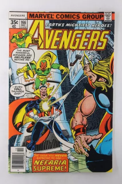 Avengers #166 - HIGHER GRADE - MARVEL