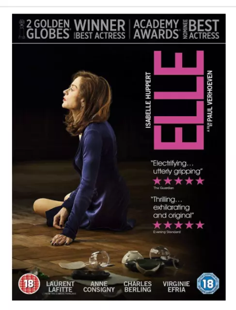 Elle Isabelle Huppert Brand New Dvd A Paul Verhoeven Film