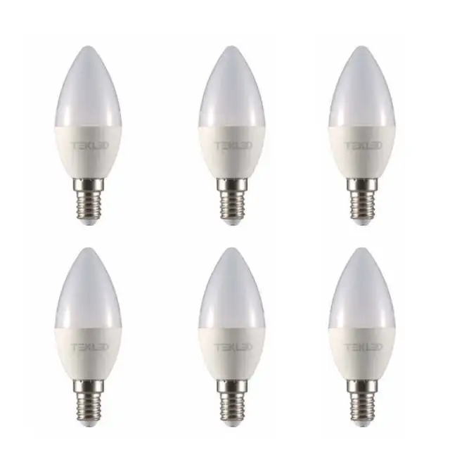Vela LED Candle Bulb C37 Dimmable E14 SES 5W Warm | Cool Daylight TEKLED