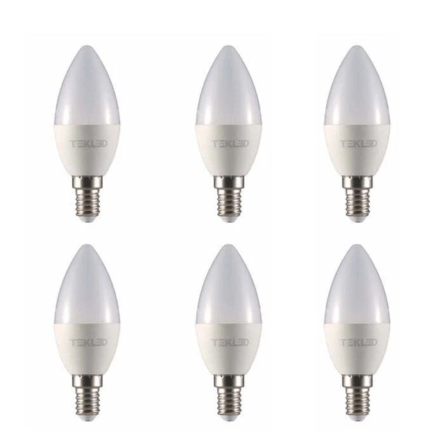 Vela LED Candle Bulb C37 Dimmable E14 SES 5W Warm | Cool Daylight TEKLED
