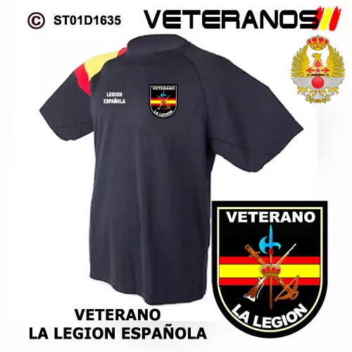 Camisetas Tecnicas: Veteranos Ejercito De Tierra - Legion Española