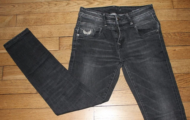 Jeans Kaporal Pour Femme - Taille 37 (W29 L32) - Coupe Straight - Occasion Très Bon état - Ref. E126