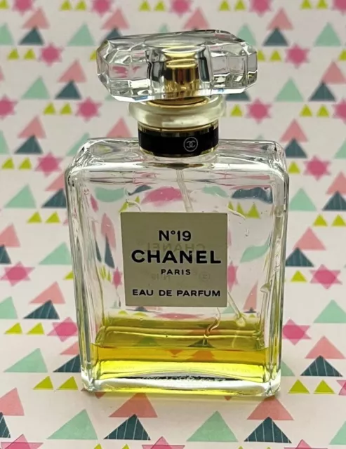 CHANEL NO.19 120ML but Partly Used Boxed, eau de toilette perfume Vintage  £99.99 - PicClick UK