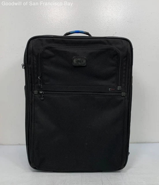Tumi Travel Suitcase 22904DH 2 Wheeled Water Resistant Outer Pockets Black
