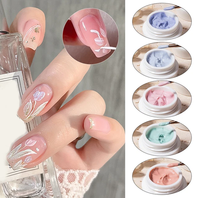 Semipermanenter Nagellack UV/LED Gel 10 Ml – Schwarz, Hohe Präzision Für Nageldesign