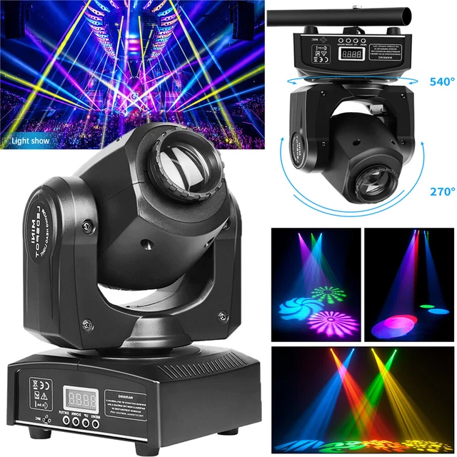 120W Gobo Moving Head Stage Lighting RGBW Beam DJ Disco Club Strobe Effect Light