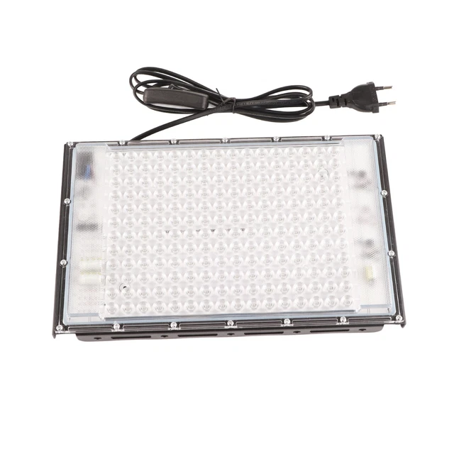 Lámpara de bronceado en enchufe de la UE 192 LEDs 460nm lámpara azul completo luz de bronceado portátil
