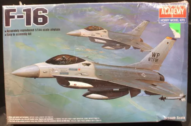 1/144 Academy General Dynamics F-16  Fighting Falcon USAF Air Force UNBUILT KIT