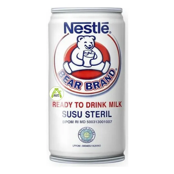 2x Bear Brand Milk Nestle Susu Beruang 189ml Healthy UHT Drink Halal 2