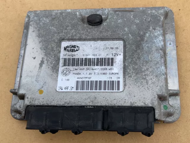 2003-2012 Mk2 Motore Fiat Panda Modulo Ecu 1.1 Benzina