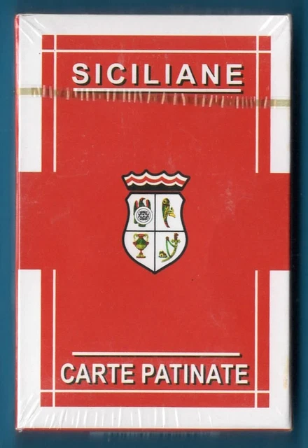 CARTE DA GIOCO SICILIANE DAL NEGRO