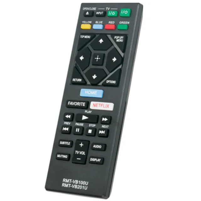 RMTVB100U Replace Remote for Sony Blu-ray Disc DVD Player UBP-X700 BDP-S3700