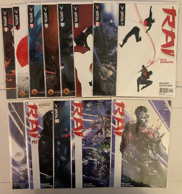 Rai #7 8 9 10 11 A B C D 1 in 20 Clayton Crain Faith Bloodshot Movie Valiant