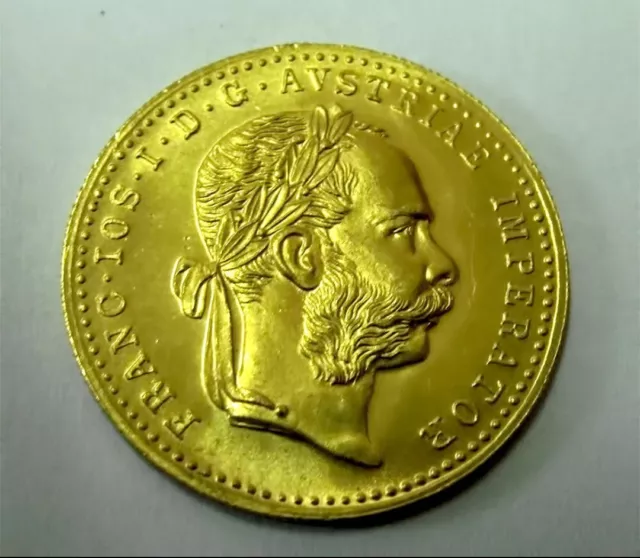 Österreich  1 Dukat Gold Franz Josef 1915  986 Gold