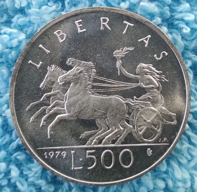 SAN MARINO 500 lire 1979 KM#97 ARGENTO 0.835-11 gr. (SC)