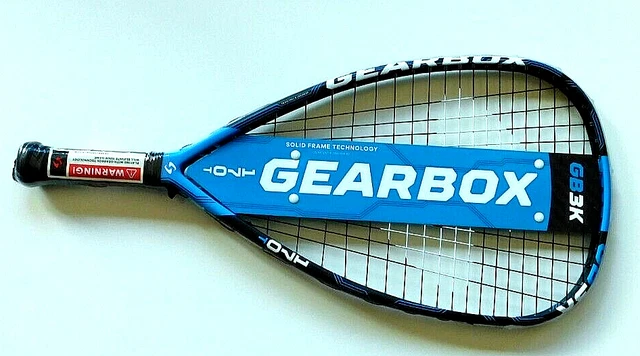 GEARBOX GB3K Racquetball Racquet - 170T Tear Drop Form 3 5/8" NEW GEARBOX GB3K Racquetball Racquet - 170T Tear Drop Form 3 5/8" NEW