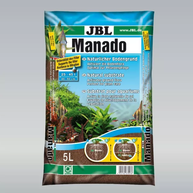 JBL Manado Natural Attractive Substrate plant planted tank aquarium sand gravel