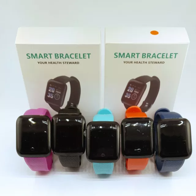 Smart band fitness tracker health bracelet compatible with IOS and android