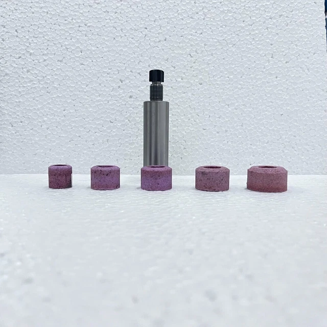 5 Piece Valve Seat Grinding Stone With Sioux Holder 11/16" And Drive Ball
