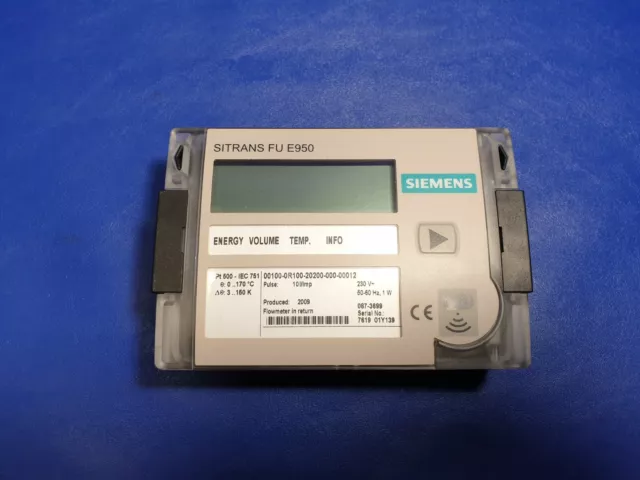 7ME3470 SIEMENS SITRANS F U E950 Ultrasonic Flowmeter FUE950 Energy Calculator