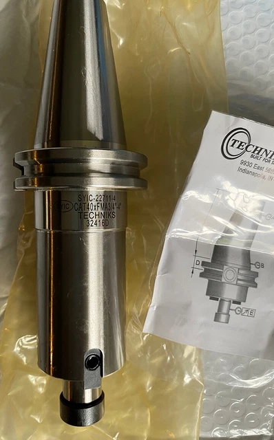 TECHNIKS, CAT40 Taper, 1 1/4 In Bore, Milling Chuck - 823Z04|23210G - Foto 2