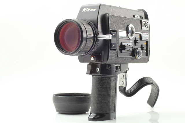 [For Parts] Nikon R8 SUPER 8mm Movie Cinema Film Camera Zoom F/1.8 From JAPAN