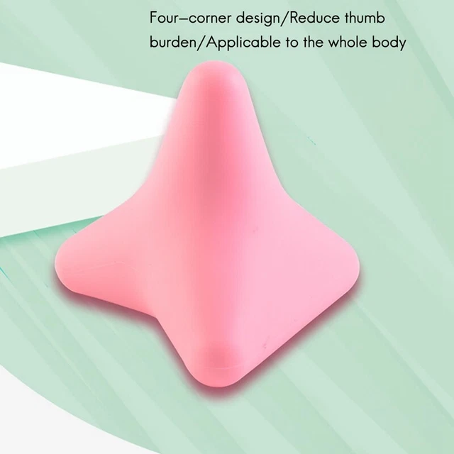 Silicon Massage Cone Solid Ball Psoas Muscle Release Back Neck Scapula Foot U5Z5 3