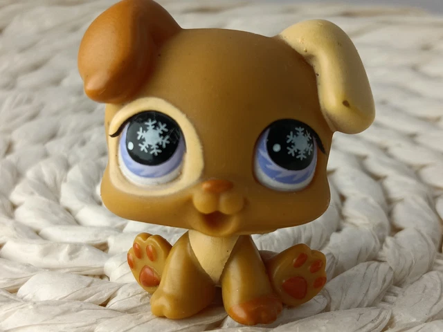 Figurine Littlest Pet Shop Chiot Chien Brun - Petshop Collection TTBE | Figurine Animaux Occasion