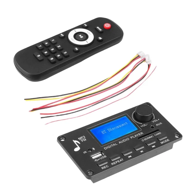 LECTEUR MP3,2 60W--Carte décodeur sans fil 12V, amplificateur Mp3 160W LECTEUR MP3,2 60W--Carte décodeur sans fil 12V, amplificateur Mp3 160W
