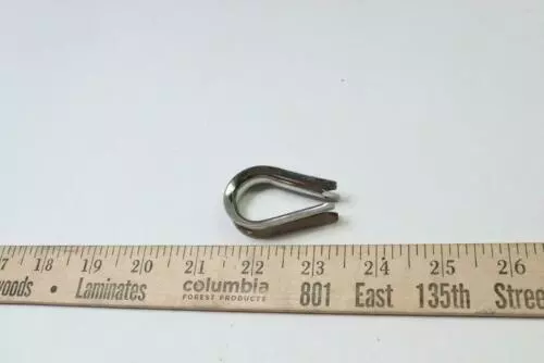 Light Duty Wire Rope Thimble 316 Stainless Steel 3/8"