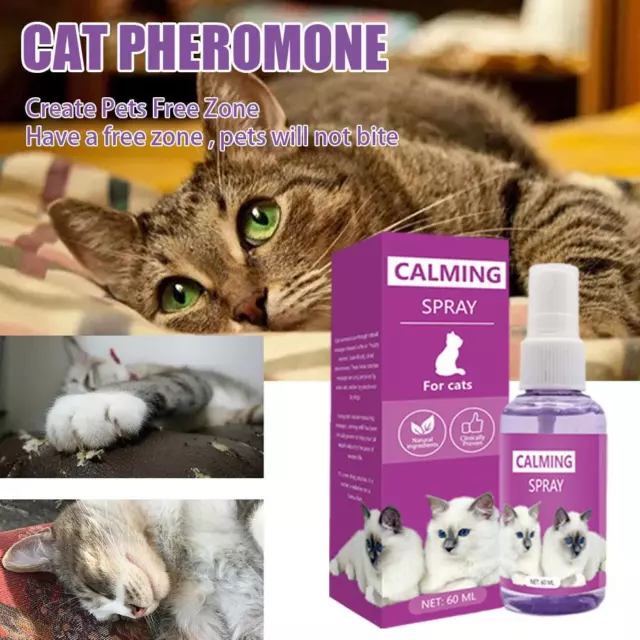 Calming Spray For Cats Reduce Your Pet’s Anxiety Aggressions Pheromone N2K9
