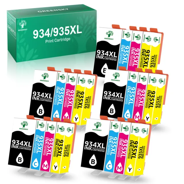 Multi New Chip 934 935XL Ink Cartridge for HP Office jet Pro 6830 6230 6835 Lot