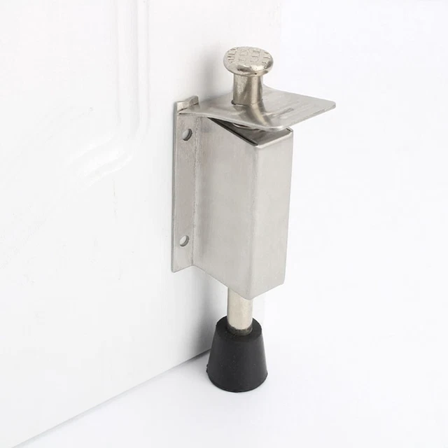 Abridor de puerta montaje de puerta soporte de fijación accionamiento de pie parada/cuña/soporte plata