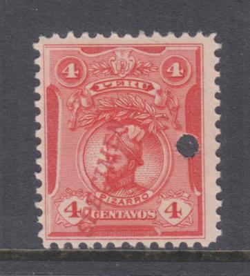 Stamps-Peru 1 Peso Abn Co Specimen 1918 Sg:415 Variété Neuf sans Charnière 
