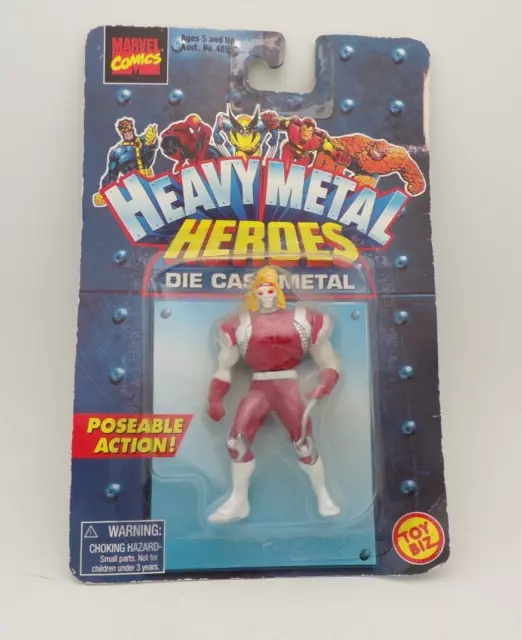 1998 Toy Biz Heavy Metal Heroes OMEGA RED Poseable Action Figure Die-Cast