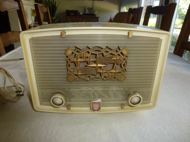 Ancien Poste Radio Tsf Bakelite Philips