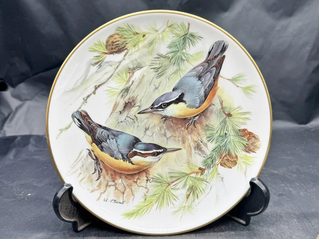 WWF ALT TIRSCHENREUTH 1986 Porcelain Plate Korsikanischer Kleiber