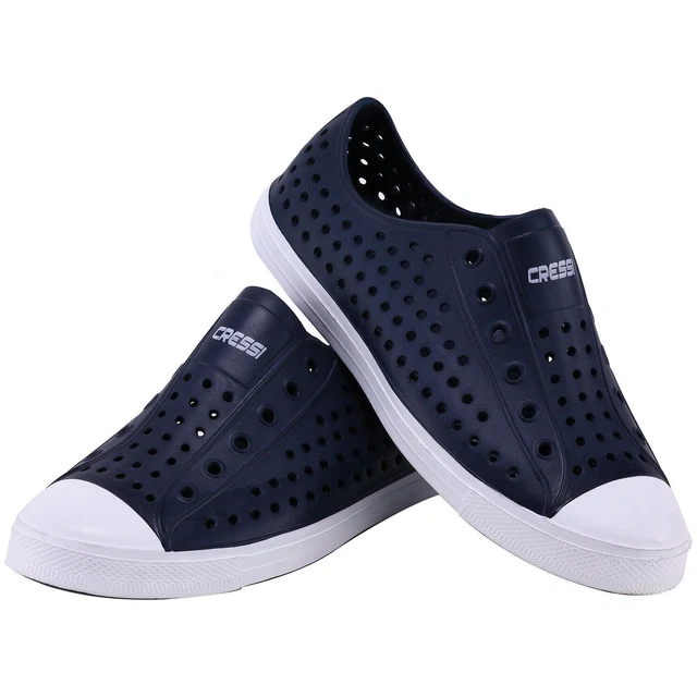 Scarpe Da Spiaggia Per Bambini Cressi Pulpy  piscina mare scogli acqua grip  Blu